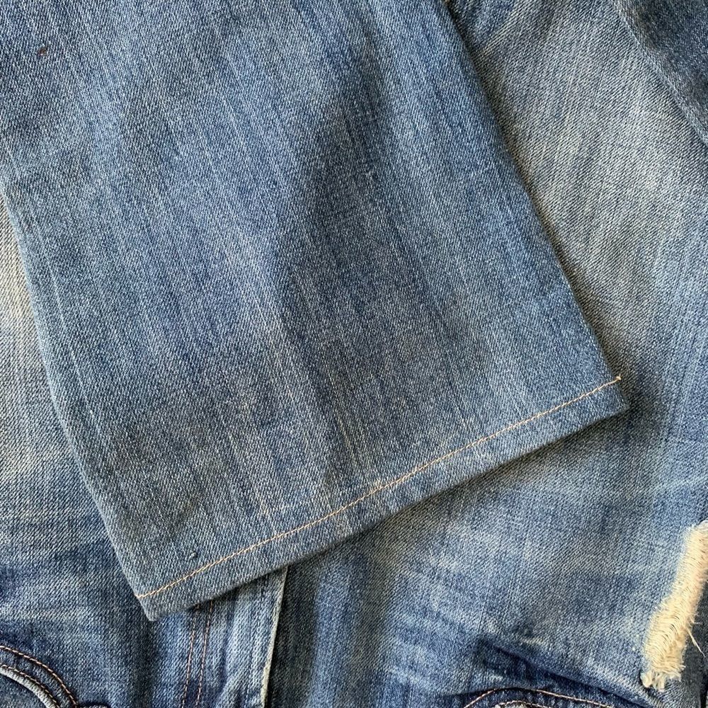 7 for all Mankind Jeans distressed size 31  boot - Picture 7 of 8